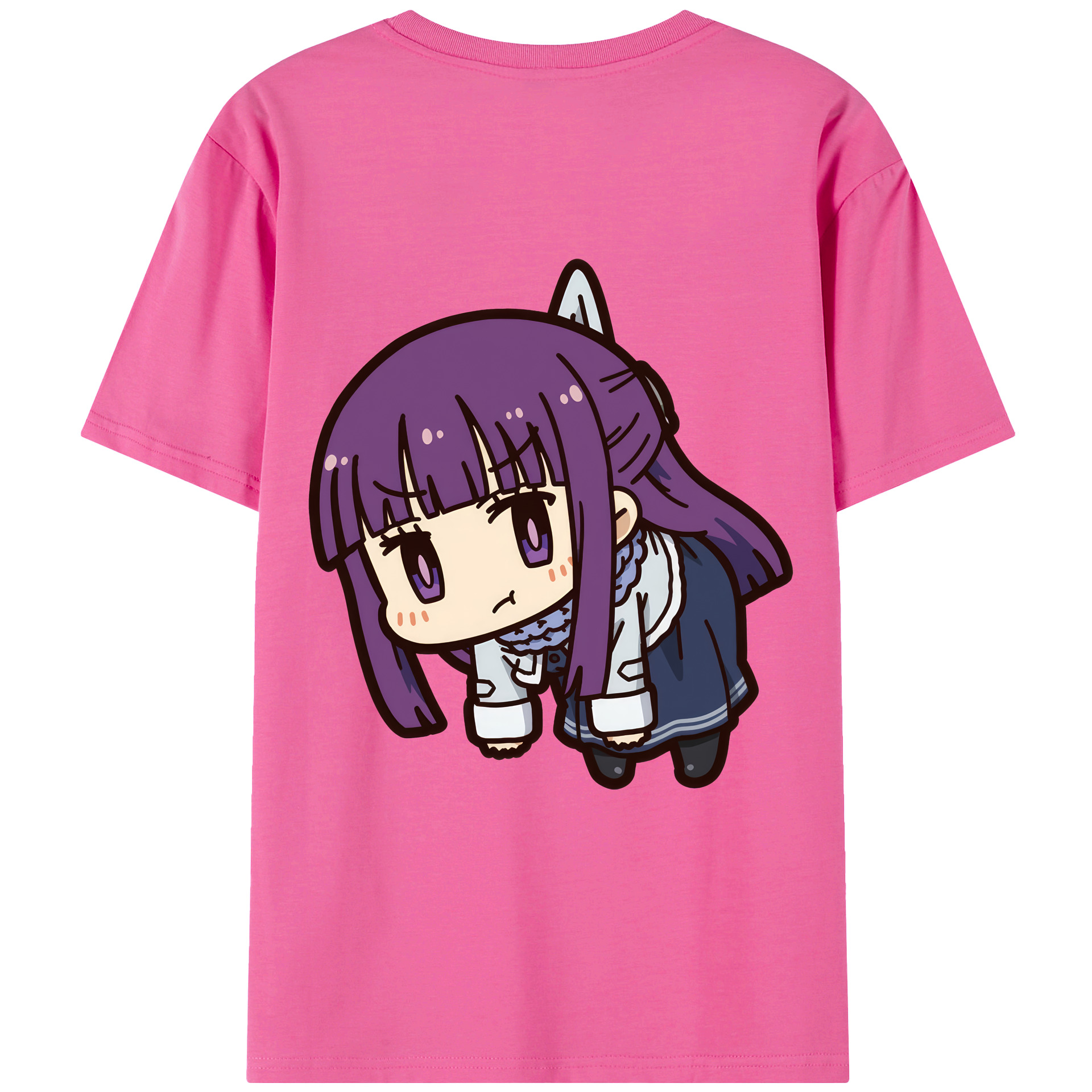 （画像用） 葬送のフリーレン Frieren レディース半袖Tシャツ(バックプリント)